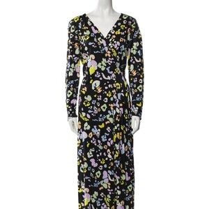 Stine Goya Lola leopard print Long Sleeve Dress